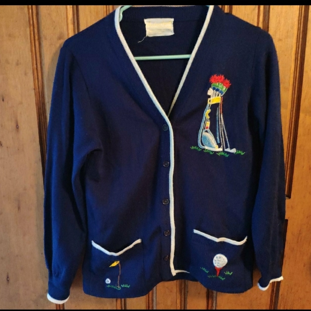 Vintage golf sweater